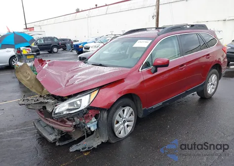 2017 Subaru Outback 2.5I Premium z USA, uszkodzony, nr VIN 4S4BSACC2H3416121
